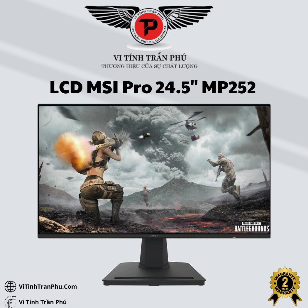 Màn Hình MSI Pro MP252 - 25inch IPS/ FHD/ 100Hz
